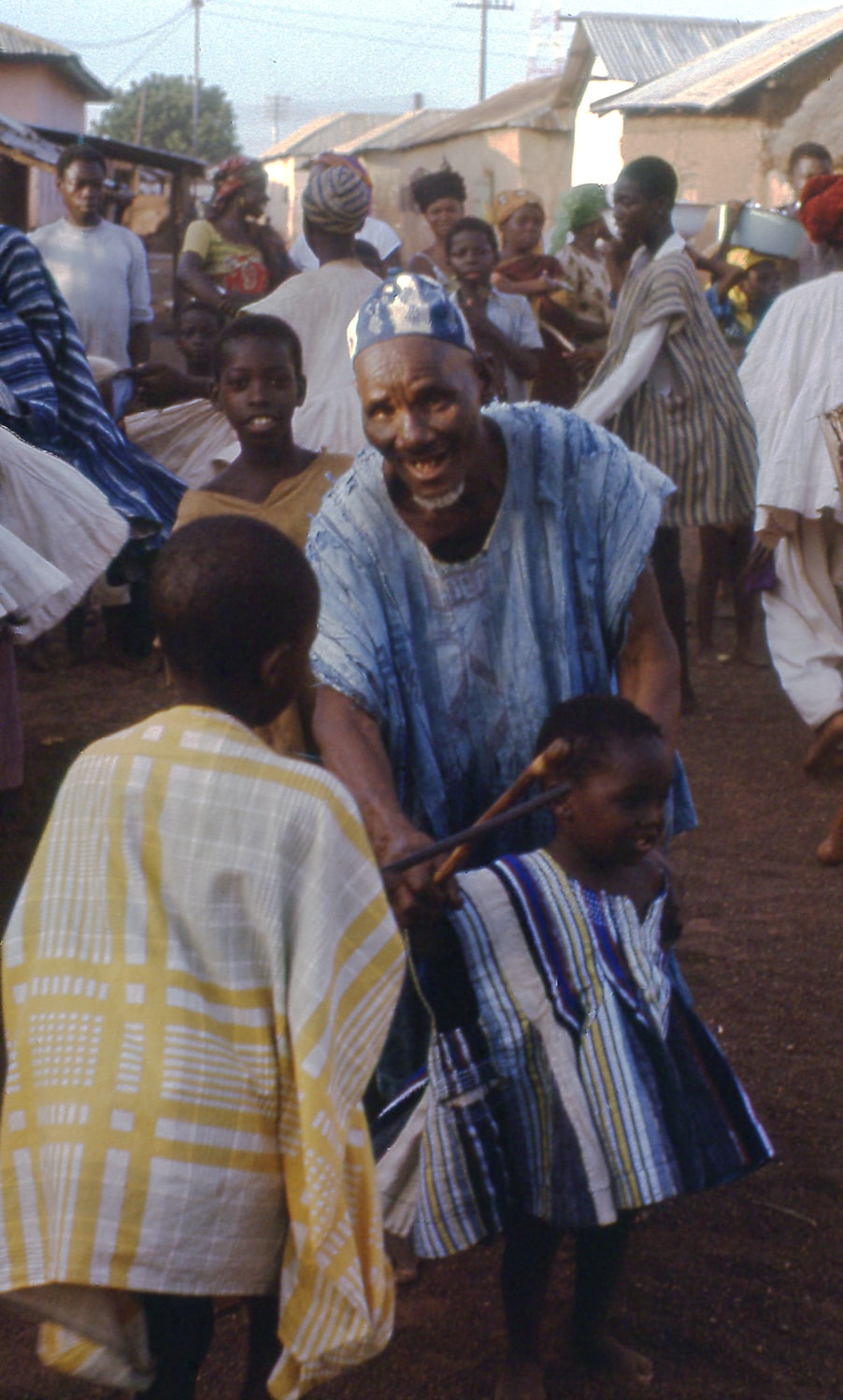 Amadu Jaato teaching Takai